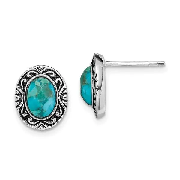 Silver Earrings Image 2 Banks Jewelers Burnsville, NC