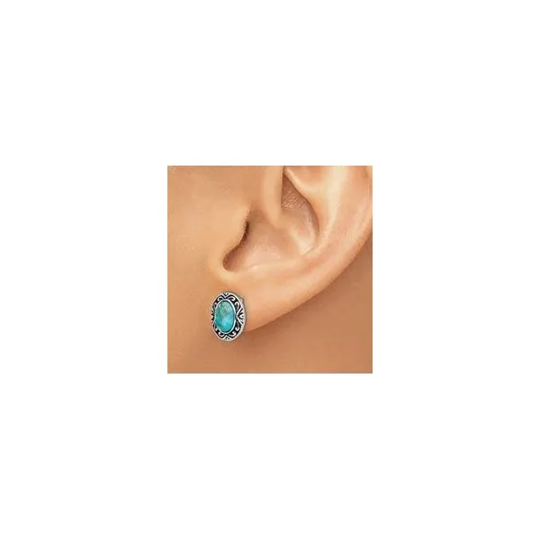 Silver Earrings Image 3 Banks Jewelers Burnsville, NC