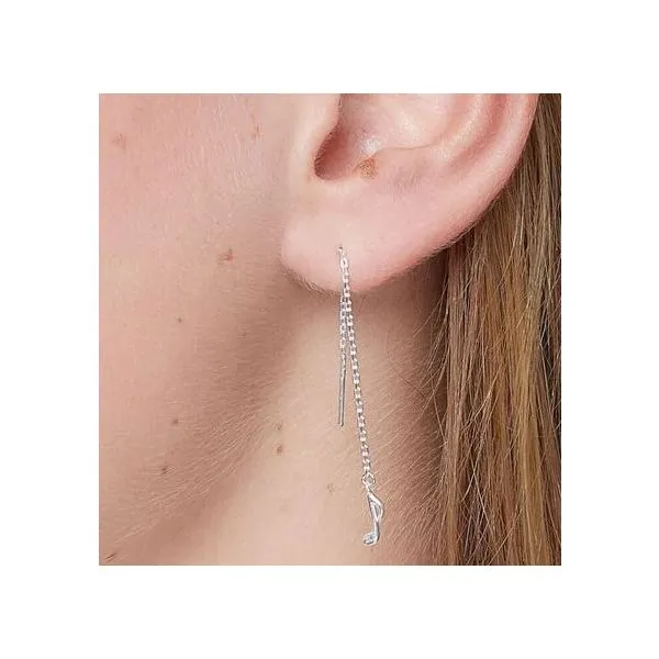 Silver Earrings Image 3 Banks Jewelers Burnsville, NC