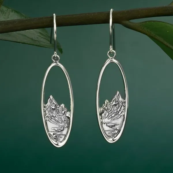 Silver Earrings Image 2 Banks Jewelers Burnsville, NC