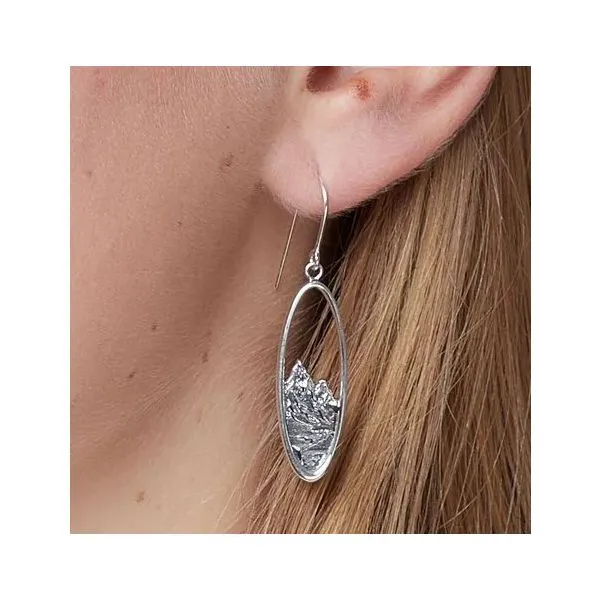 Silver Earrings Image 3 Banks Jewelers Burnsville, NC