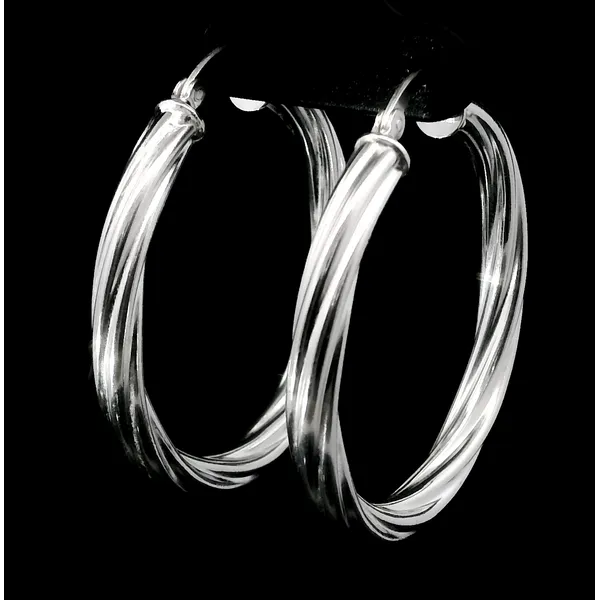 Silver Earrings Image 2 Banks Jewelers Burnsville, NC