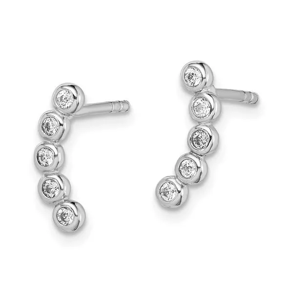 Silver Earrings Image 2 Banks Jewelers Burnsville, NC
