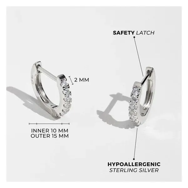 Silver Earrings Image 3 Banks Jewelers Burnsville, NC