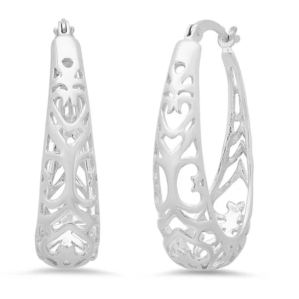 Silver Earrings Banks Jewelers Burnsville, NC