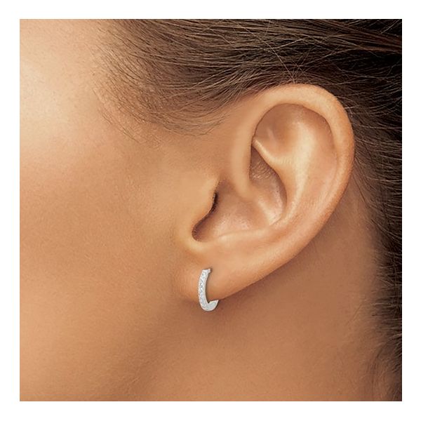 Silver Earrings Image 3 Banks Jewelers Burnsville, NC