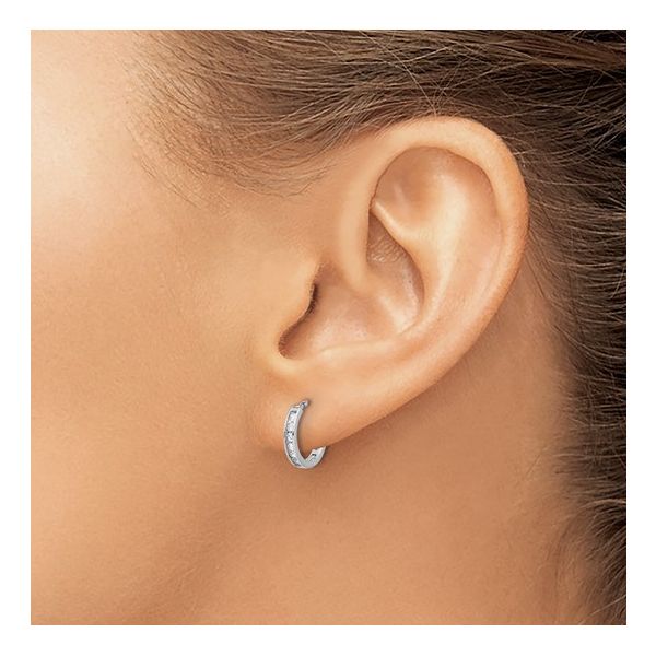 Silver Earrings Image 3 Banks Jewelers Burnsville, NC