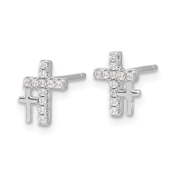 Silver Earrings Image 3 Banks Jewelers Burnsville, NC