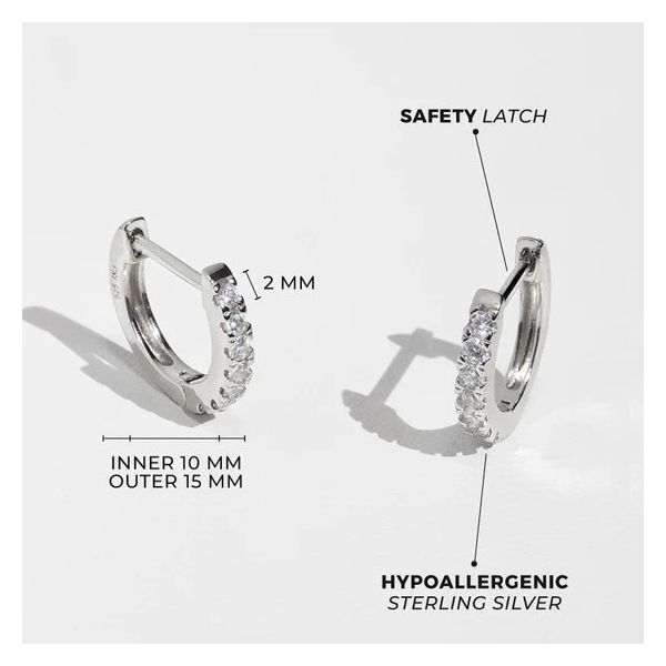Silver Earrings Image 3 Banks Jewelers Burnsville, NC
