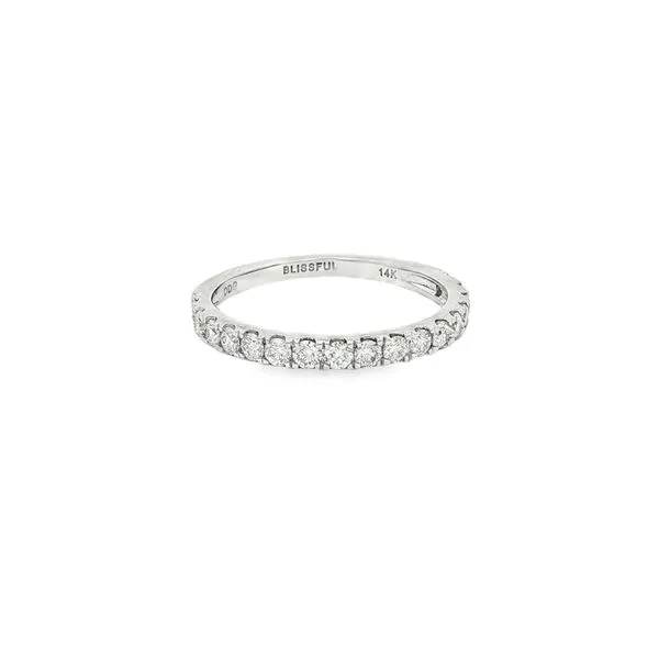 MANSHIV  Prong Set Diamond Band, 14KT White Gold, 0.50CTTW Round, Size 7  BLISS72-W Barnes Jewelers Goldsboro, NC