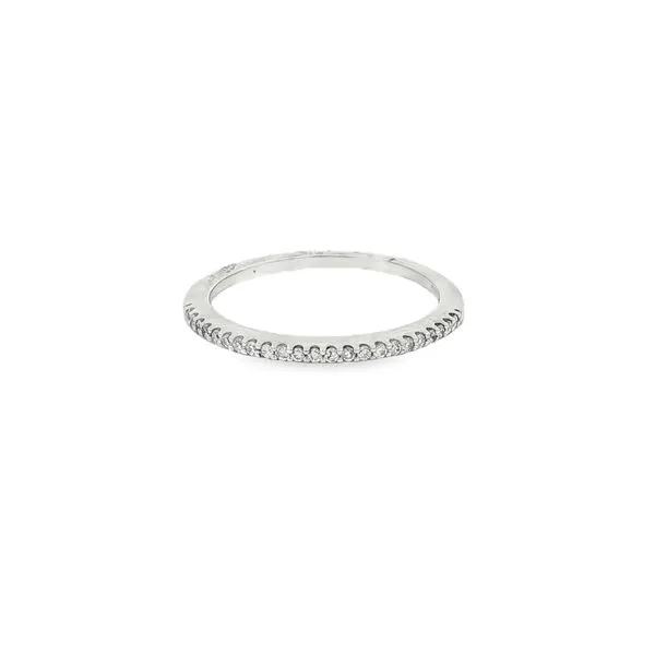 Prong Set Diamond Band, 14KT White Gold, 0.13CTTW Round, Color: I/J, Clarity: I1, Size 7 Barnes Jewelers Goldsboro, NC