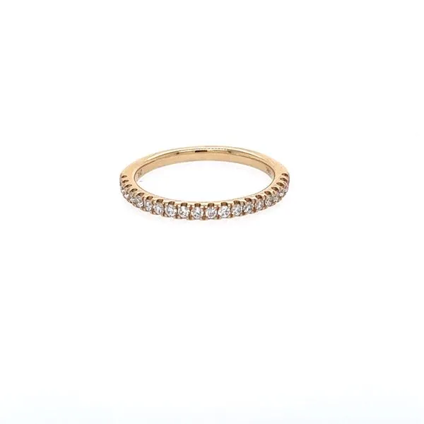 DIAMONDS FOREVER  Prong Set Diamond Band, 14KT Yellow Gold, 0.25CTTW Round, Color: G/H, Clarity: VS2/SI1, Size 6.5  Y902N Barnes Jewelers Goldsboro, NC