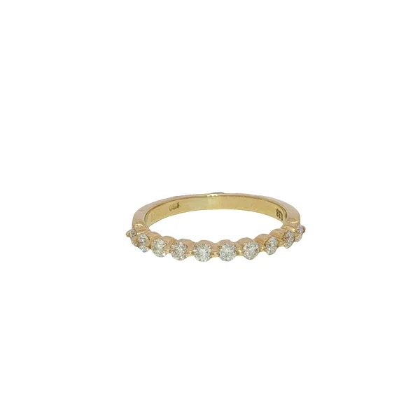 HEERA MOTI  Shared Prong Diamond Wedding Band, 14KT Yellow Gold, 0.33CTTW Round, Color: G/H, Clarity: SI2, Size 5  LDD11517A-306 Barnes Jewelers Goldsboro, NC