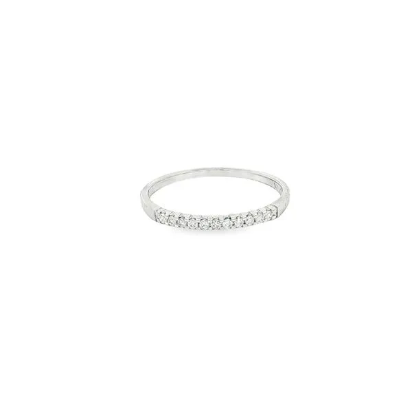 JEWELEX  Shared Prong Diamond Wedding Band, 14KT White Gold, 0.13CTTW Round, Color: G/H, Clarity: I1, Size 7  JM2183-B14W070 Barnes Jewelers Goldsboro, NC