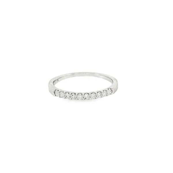 JEWELEX  Shared Prong Diamond Wedding Band, 14KT White Gold, 0.21CTTW Round, Color: G/H, Clarity: I1, Size 7  JM1849-B14W070 Barnes Jewelers Goldsboro, NC