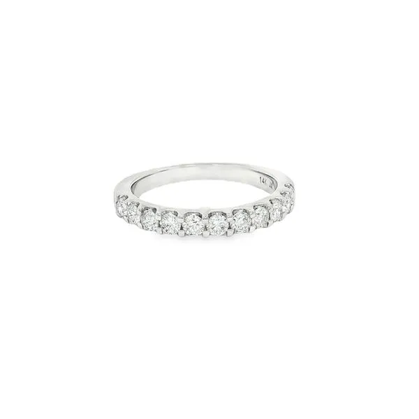 JEWELEX  Shared Prong Diamond Wedding Band, 14KT White Gold, 0.76CTTW Round, Color: G/H, Clarity: I1, Size 7  JM1901-B14W070 Barnes Jewelers Goldsboro, NC