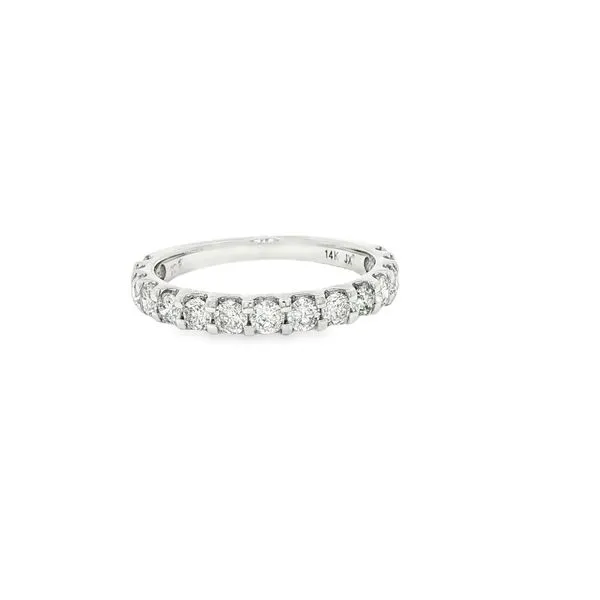 JEWELEX  Shared Prong Diamond Wedding Band, 14KT White Gold, 1.00CTTW Round, Color: I, Clarity: I1, Size 7  JMM0205-03FW70 Barnes Jewelers Goldsboro, NC