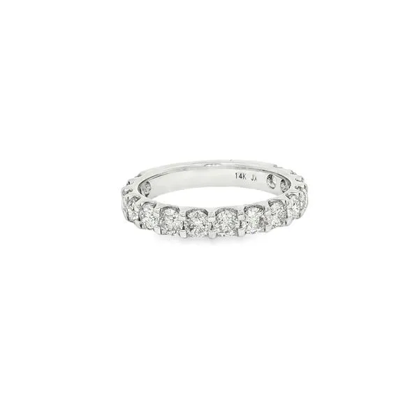 JEWELEX  Shared Prong Diamond Wedding Band, 14KT White Gold, 1.50CTTW Round, Color: I, Clarity: I1, Size 7  JMM0674-06FW70 Barnes Jewelers Goldsboro, NC