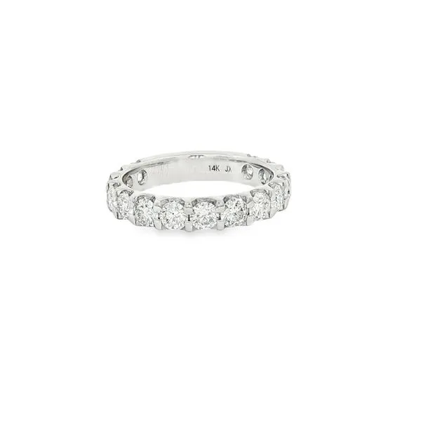 JEWELEX  Shared Prong Diamond Wedding Band, 14KT White Gold, 2.00CTTW Round, Color: I, Clarity: I1, Size 7  JMM0675-06FW70 Barnes Jewelers Goldsboro, NC