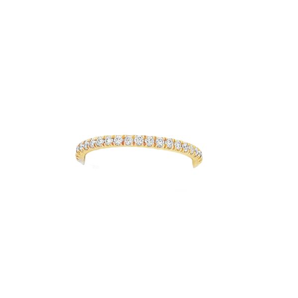 Split Prong Diamond Wedding Band | 14KT Yellow Gold | Barnes Jewelers Goldsboro NC Barnes Jewelers Goldsboro, NC