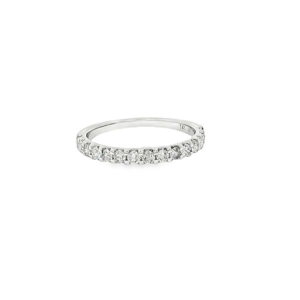 Shared Prong Diamond Wedding Band | 14KT White Gold | Barnes Jewelers Goldsboro NC Barnes Jewelers Goldsboro, NC