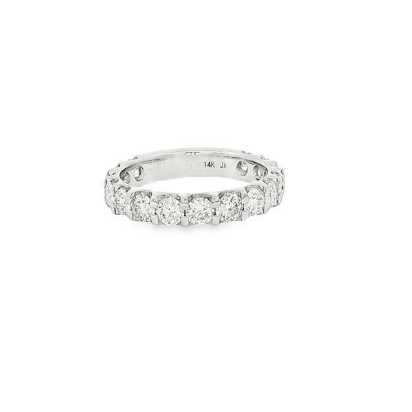 Shared Prong Diamond Wedding Band | 14KT White Gold, 2.00CTTW | Barnes Jewelers Goldsboro NC Barnes Jewelers Goldsboro, NC