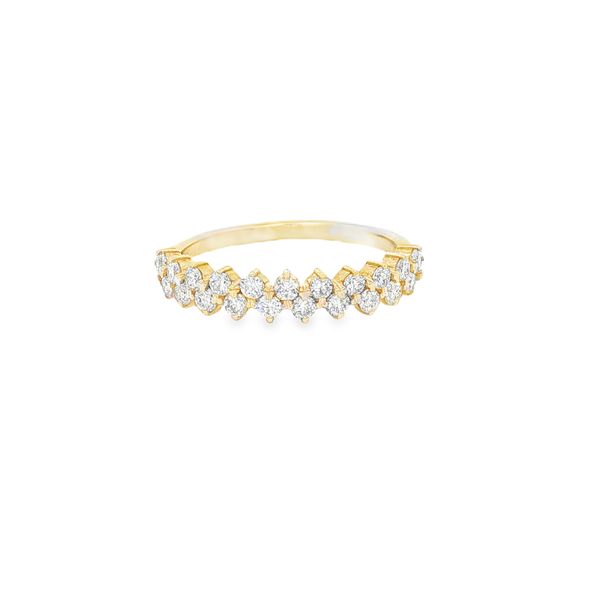 Double Diamond Band | 14KT Yellow Gold | Barnes Jewelers Goldsboro NC Barnes Jewelers Goldsboro, NC