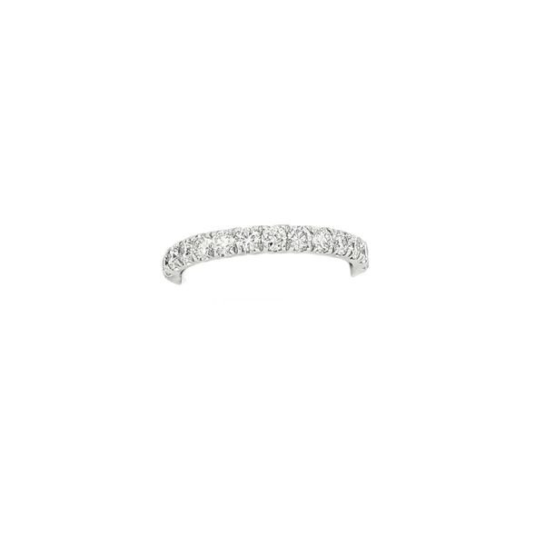 Split Prong Diamond Wedding Band | 14KT White Gold | Barnes Jewelers, Goldsboro NC Barnes Jewelers Goldsboro, NC