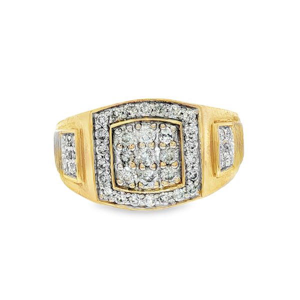 Gent’s 0.50CTTW Diamond Fashion Ring | 10KT Yellow Gold | Barnes Jewelers Goldsboro NC Barnes Jewelers Goldsboro, NC