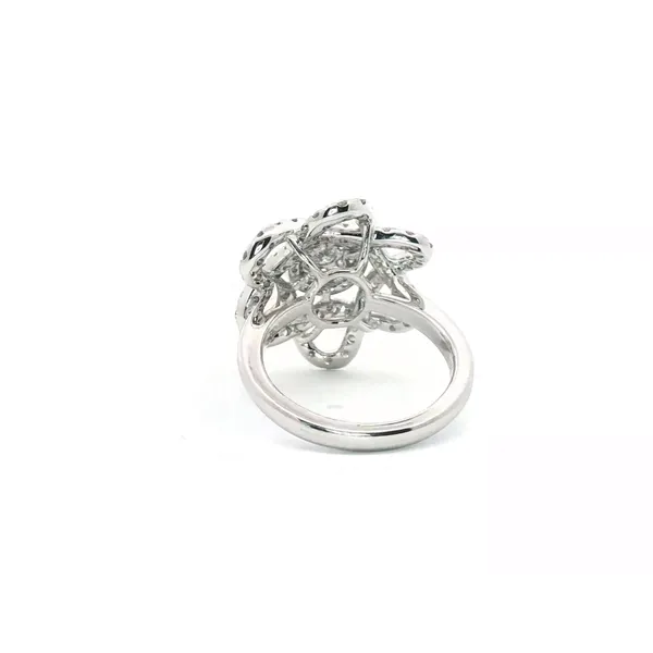 SOPRAFFINO  Floral Diamond Fashion Ring, 18KT White Gold, 1.30CTTW Round Diamonds, Color: G/H, Clarity: SI1, Size 6.5  R01159-04628 Image 3 Barnes Jewelers Goldsboro, NC