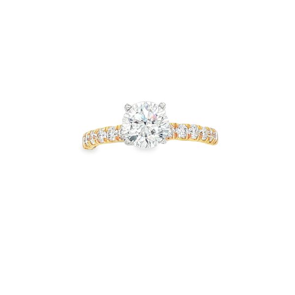 Split Prong Diamond Semi-Mount Engagement Ring | 14KT Yellow Gold | Barnes Jewelers, Goldsboro NC Barnes Jewelers Goldsboro, NC
