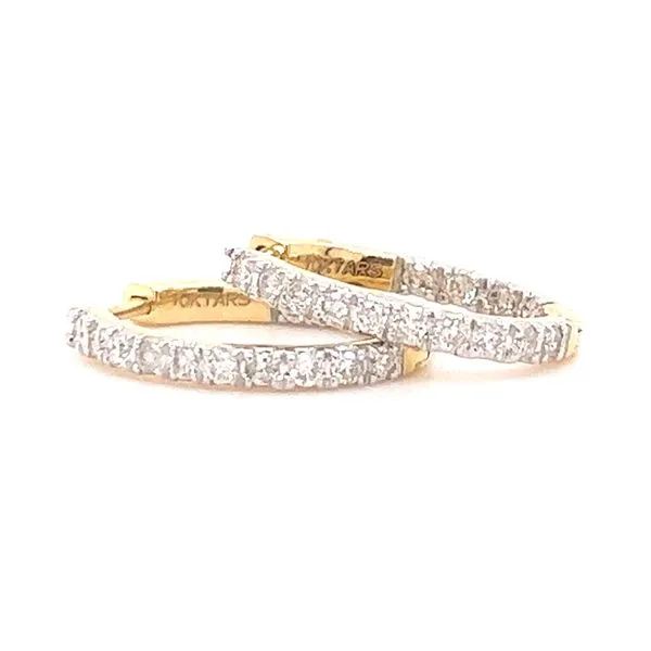 Diamond Earrings Image 2 Barnes Jewelers Goldsboro, NC
