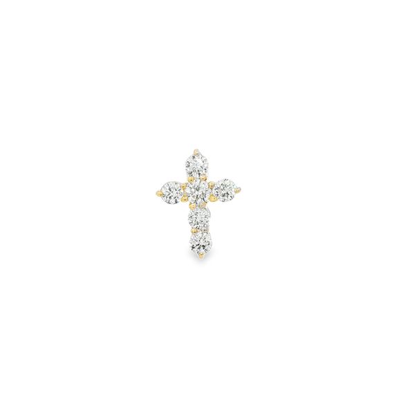 Diamond Cross Pendant | 14KT Yellow Gold | Barnes Jewelers Goldsboro NC Barnes Jewelers Goldsboro, NC