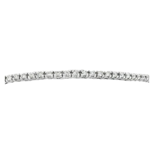 Diamond Tennis Bracelet | 14KT White Gold | Barnes Jewelers Goldsboro NC Barnes Jewelers Goldsboro, NC