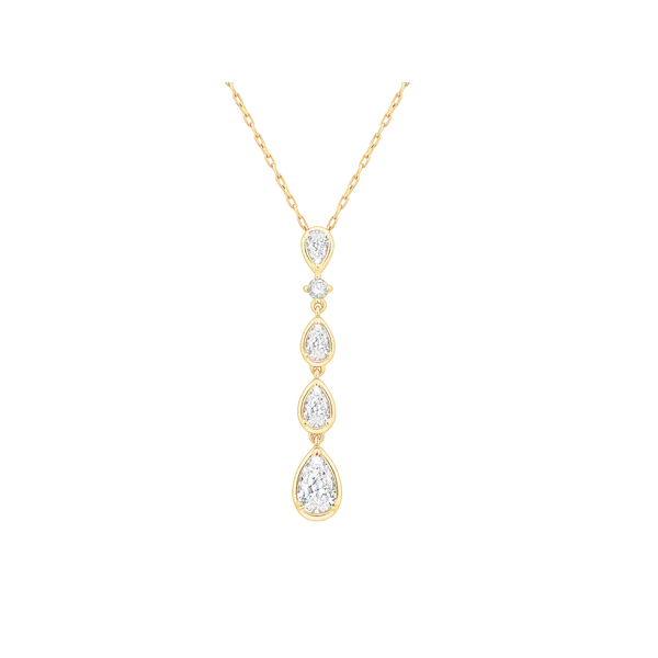 Lab Grown Diamond Drop Necklace | Barnes Jewelers, Goldsboro NC Barnes Jewelers Goldsboro, NC