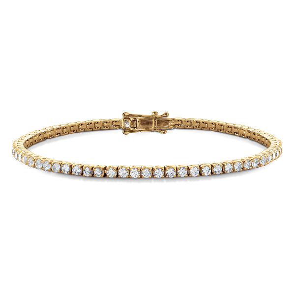 SDC Lab Grown Diamond Tennis Bracelet | 14KT Yellow Gold, 2.00CTTW | Barnes Jewelers Goldsboro NC Barnes Jewelers Goldsboro, NC