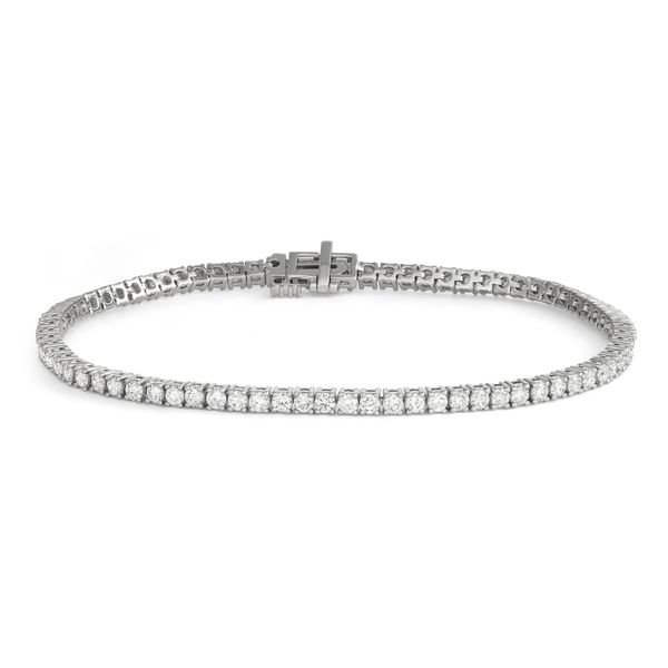 SDC Lab Grown Diamond Tennis Bracelet | 14KT White Gold, 3.00CTTW | Barnes Jewelers Goldsboro NC Barnes Jewelers Goldsboro, NC