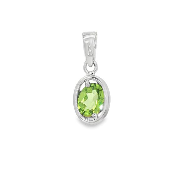 Peridot Pendant | Sterling Silver | Barnes Jewelers Goldsboro NC Barnes Jewelers Goldsboro, NC