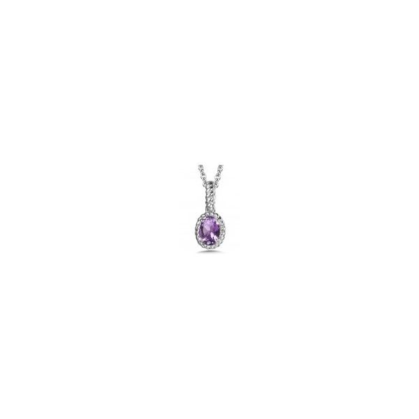 Amethyst Pendant Necklace | Sterling Silver | Barnes Jewelers Goldsboro NC Barnes Jewelers Goldsboro, NC