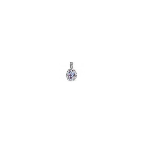 Created Alexandrite Pendant Necklace | Sterling Silver | Barnes Jewelers Goldsboro NC Barnes Jewelers Goldsboro, NC