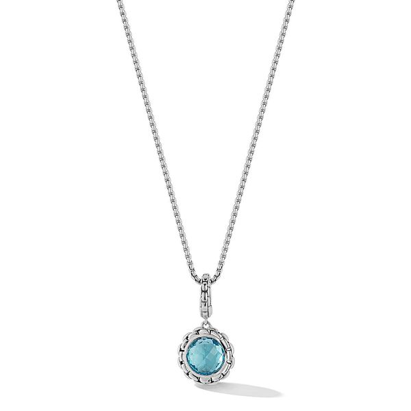 JAI Sky Blue Topaz Necklace | Sterling Silver | Barnes Jewelers Goldsboro NC Barnes Jewelers Goldsboro, NC