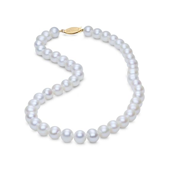 Imperial Akoya Pearl Strand Necklace | 14KT Yellow Gold, 18