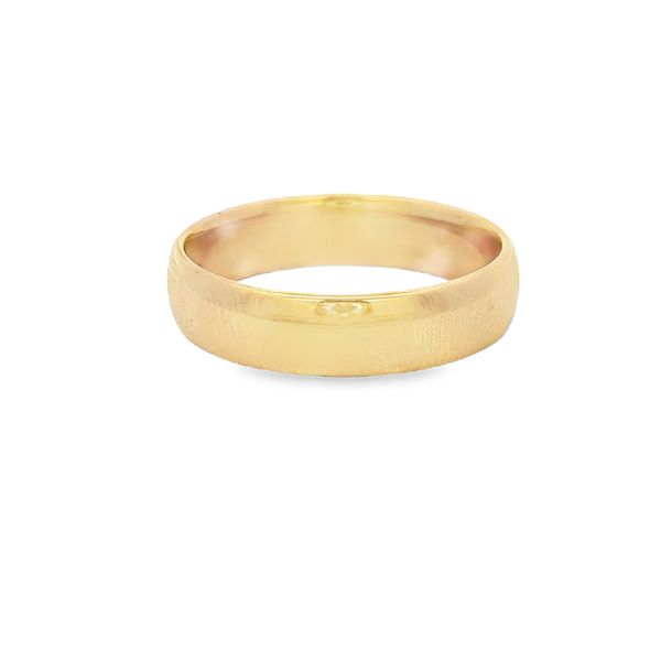 10KT Yellow Gold Half Round Wedding Band | 5.66MM | Size 11.5 | Barnes Jewelers Goldsboro NC Barnes Jewelers Goldsboro, NC