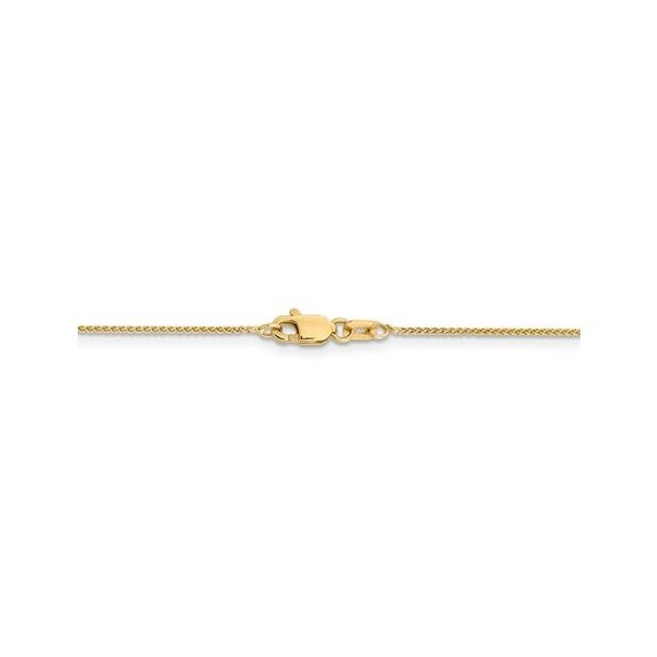 14K Yellow 0.80mm Spiga Chain w/ Lobster Clasp Length 18