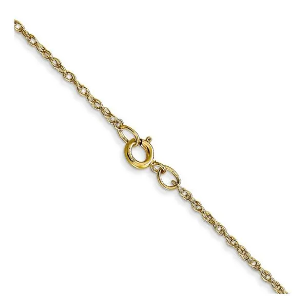 QUALITY GOLD  Cable Rope Chain, 10KT Yellow Gold, 0.95MM, 18