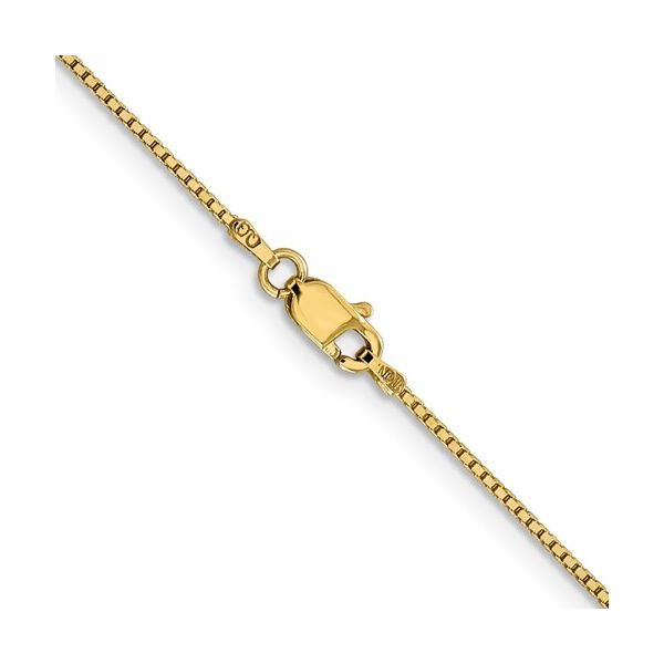 14KT Yellow Gold Box Chain Necklace | 0.95MM | 20 Inch | Barnes Jewelers Goldsboro NC Barnes Jewelers Goldsboro, NC