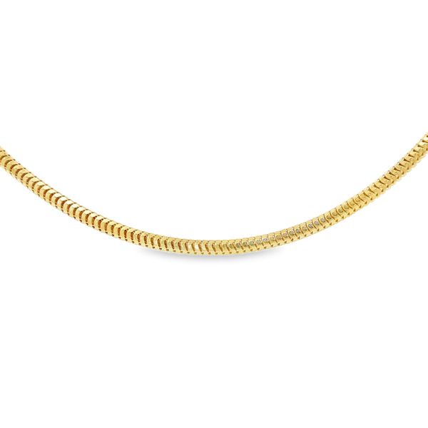 Snake Chain Necklace | 14KT Yellow Gold | Barnes Jewelers Goldsboro NC Barnes Jewelers Goldsboro, NC