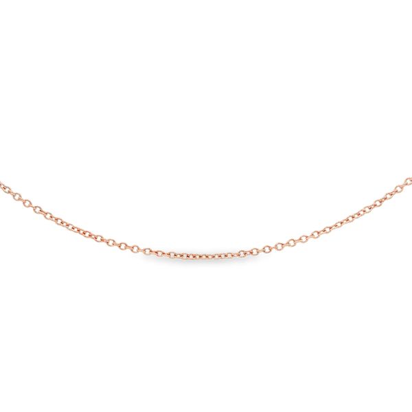 Cable Link Chain Necklace | 14KT Rose Gold | Barnes Jewelers Goldsboro NC Barnes Jewelers Goldsboro, NC