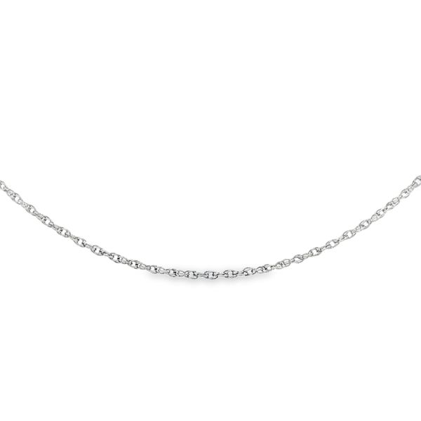Rope Chain Necklace | 14KT White Gold | Barnes Jewelers Goldsboro NC Barnes Jewelers Goldsboro, NC