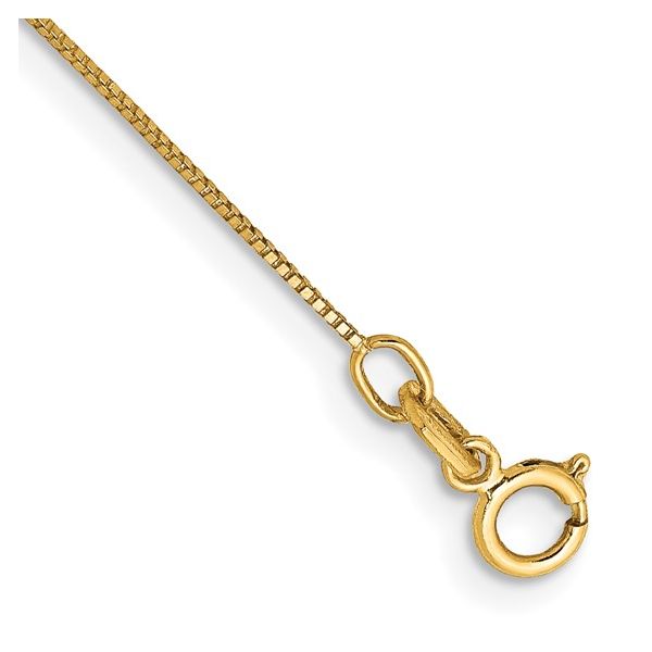 Box Chain | 14KT Yellow Gold, 0.5MM, 18